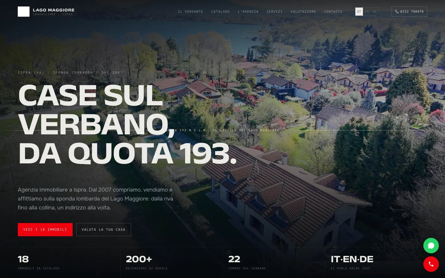 Seconda proposta di sito per Immobiliare Lago Maggiore
